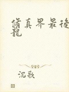 修真界最后一条龙