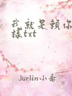 我就是赖你 怎样txt