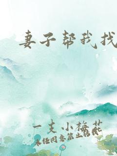 妻子帮我找老婆