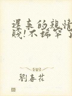 迟来的亲情太轻贱!不稀罕了