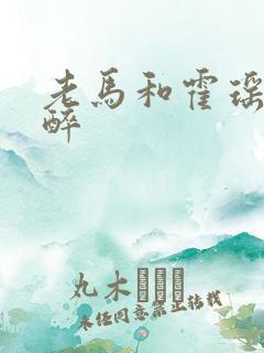 老马和霍瑶瑶喝醉