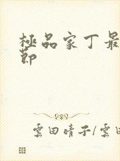 极品家丁最新章节