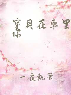 宝贝在车里想要你