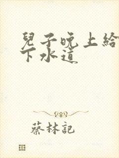 儿子晚上给我通下水道