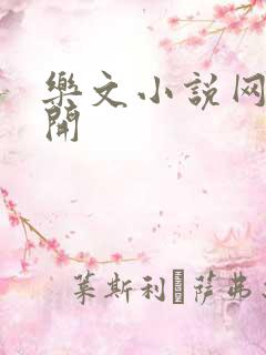 乐文小说网打不开