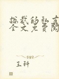 总裁的私有宝贝全文免费阅读