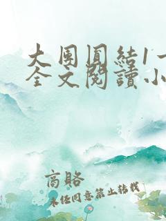 大团圆结1一6全文阅读小说