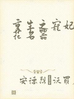 重生之宠妃白莲花名器