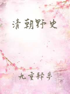 清朝野史