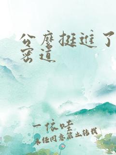 公么挺进了我的密道