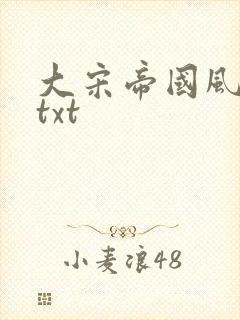 大宋帝国风云录txt