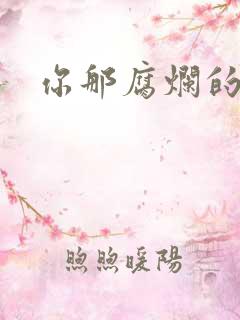 你那腐烂的直肠