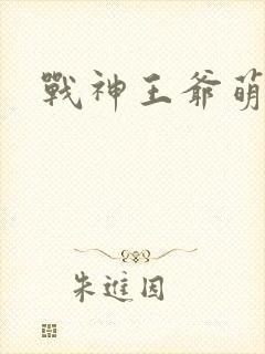 战神王爷萌虎妃