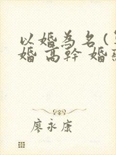 以婚为名 (军婚 高干 婚恋)