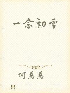 一念初雪
