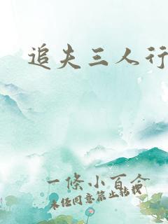 追夫三人行