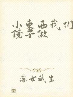 小东西我们对着镜子做