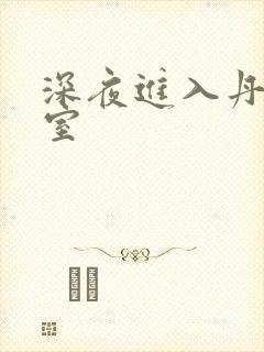 深夜进入丹丹卧室