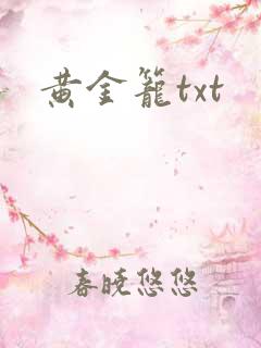 黄金笼txt