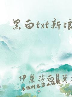 黑白txt新浪