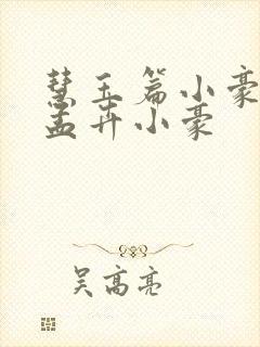 慧玉篇小豪续上孟卉小豪