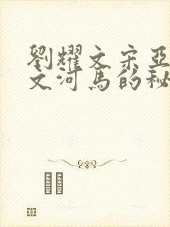 刘耀文宋亚轩车文河马的秘密河润滑油