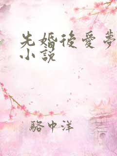 先婚后爱梦筱二小说