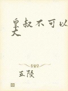 皇叔不可以 太大