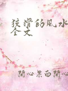 狡猾的风水相师全文