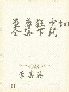 至尊狂少txt全集下载