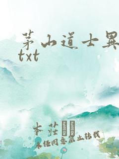 茅山道士异界游txt