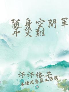 随身空间军婚三年灾难