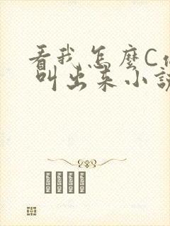 看我怎么C你的 叫出来小说