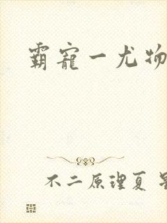 霸宠一尤物老婆