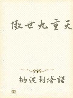 傲世九重天小说