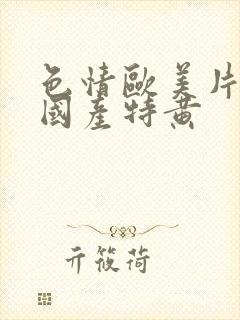 色情欧美片午夜国产特黄