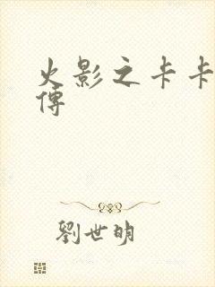 火影之卡卡西别传