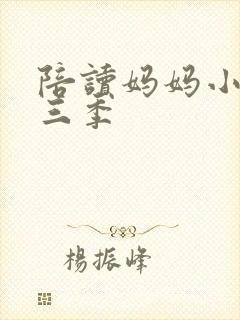 陪读妈妈小说第三季