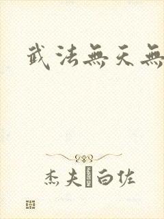 武法无天无弹窗
