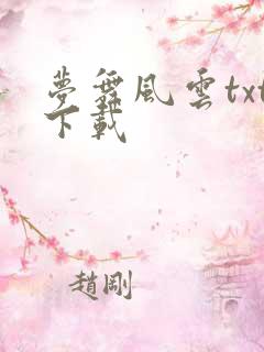 梦舞风云txt下载