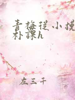 青梅从小摸到大补课h
