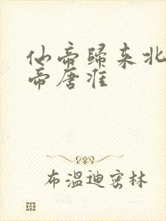 仙帝归来北斗仙帝唐准