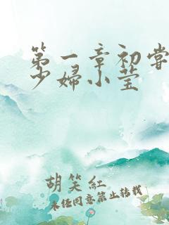 第一章初尝禁果少妇小莹