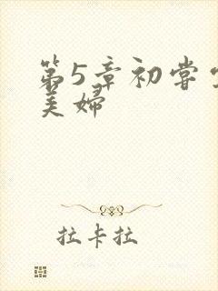 第5章初尝云雨美妇