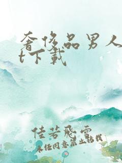 奢侈品男人txt下载