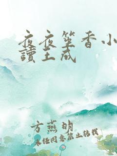 夜夜笙香小说阅读王成