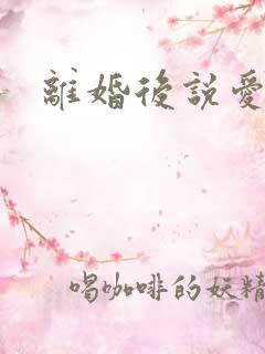 离婚后说爱我