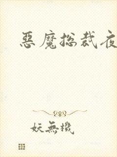 恶魔总裁夜锁爱