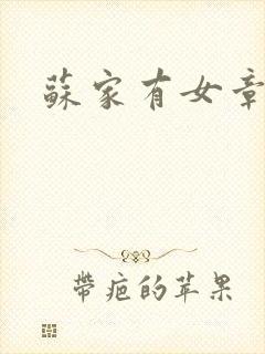 苏家有女章节