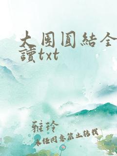 大团圆结全文阅读txt